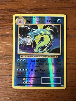 Gyarados Holo 34/108 XY Evolutions Rare Pokemon Card LP Vintage Style - Image 1