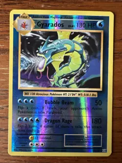 Gyarados Holo 34/108 XY Evolutions Rare Pokemon Card LP Vintage Style - Image 2