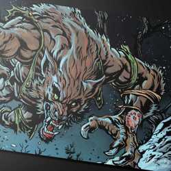 MTG Double Sided Playmat: Huntmaster of the Fells / Ravager of the Fells - Image 4