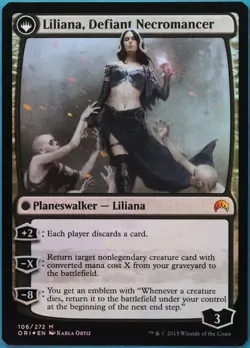 Liliana, Heretical Healer FOIL Magic Origins NM (513993) ABUGames - Image 2