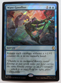 Wave Goodbye (Surge Foil) 46 R Commander: Teenage Mutant Ninja Turtles NM - Image 1