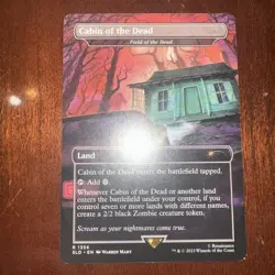 Cabin of the Dead - Field of the Dead [Secret Lair Drop Series] Magic MTG - Image 1
