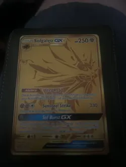 Pokemon TCG Solgaleo GX Secret Rare SM Ultra Prism 173/156 Holo Card English - Image 1
