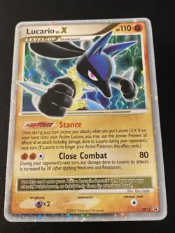 Pokemon TCG Lucario LV X Promo Holo Pokemon Promos Holo - Image 1