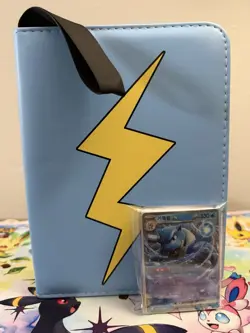 Pokemon Binder With Zipper Includes 30+ Mint Condition Cards - Image 1