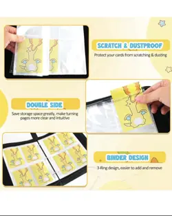 Pokemon Binder With Zipper Includes 30+ Mint Condition Cards - Image 3