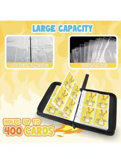 Pokemon Binder With Zipper Includes 30+ Mint Condition Cards - Image 4