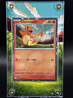 2026 Charmander Promo Cosmos Holo 020/217 Pokemon TCG w/ Extended Art Case NM - Image 1