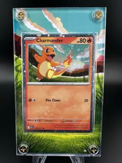 2026 Charmander Promo Cosmos Holo 020/217 Pokemon TCG w/ Extended Art Case NM - Image 2