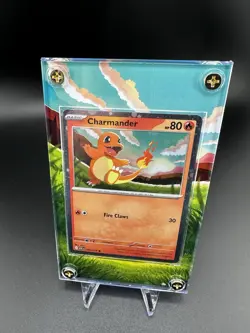 2026 Charmander Promo Cosmos Holo 020/217 Pokemon TCG w/ Extended Art Case NM - Image 3