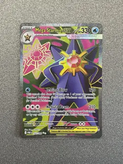 Pokemon TCG Mega Starmie EX 102/088 Perfect Order Full Art Ultra Rare Near Mint - Image 1