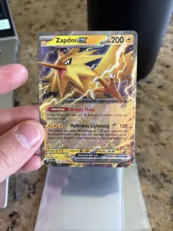 Pokemon TCG Scarlet & Violet 151 Zapdos EX 145/165 Double Rare Holo Mint - Image 1