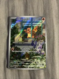 Pokemon Charmander 044 Obsidian Flames ETB Promos LP/MP Condition - Image 1
