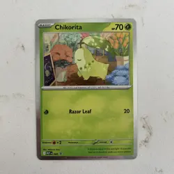 Chikorita MEP 069 - NM Pokemon Mega Evolution Perfect Order Holo Promo - Image 1