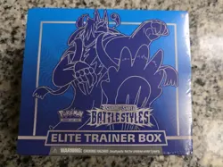 NEW Pokemon Battle Styles Sword and Shield Elite Trainer Box ETB - Blue Sealed - Image 1