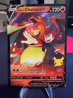 2021 Pokemon Lance's Charizard V Sword & Shield Promo 133 - Image 1