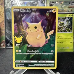 Pokemon Celebrations 25th Anniversary Pikachu 005/025 Holo 2021 EN - Image 1