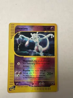 2002 Pokemon Expedition Set Mewtwo Reverse Holo #56/165 LP - Image 1