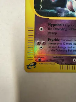 2002 Pokemon Expedition Set Mewtwo Reverse Holo #56/165 LP - Image 5