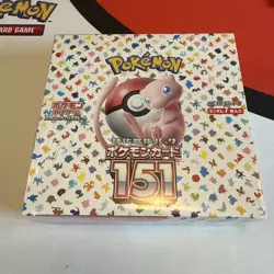 Pokemon TCG Japanese 151 Booster Box sv2a Factory Sealed Japan - W/ Shrink Wrap 4521329346038 - Image 1