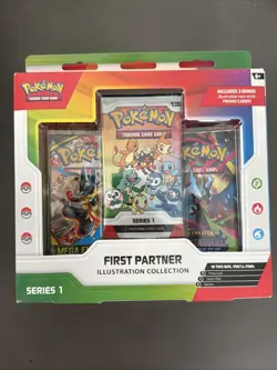 Pokemon TCG First Partner Illustration Collection Series 1 Box New Sealed - Image 1