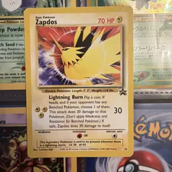 ZAPDOS # 23 promo Vintage WOTC Black Star Promo (1999) Pokemon the Movie 2000 - Image 1