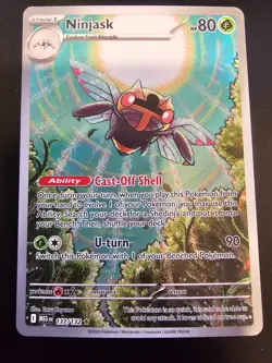 NINJASK 137/132 MEGA EVOLUTIONS POKEMON (ILLUSTRATION RARE, NM) - Image 1