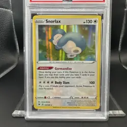 2020 Pokemon SWSH Vivid Voltage Snorlax #131 Holo EN Graded PSA 8 - Image 3