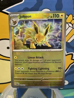Pokemon Prismatic Evolutions Jolteon Master Ball 029/131 NM - Image 1