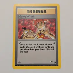 Pokemon Misty's Wrath Gym Heroes 114/132 Uncommon Regular English Near Mint - Image 1