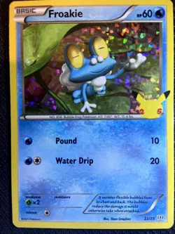 Froakie 022/025 McDonald's 25th Anniversary Promos Pokemon English Holofoil 2021 - Image 1