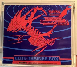 2020 ETB Pokemon Sword & Shield Darkness Ablaze Elite Trainer Box + Acrylic Case 820650807312 - Image 1