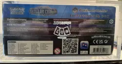 New 2024 ETB Pokemon Center Stellar Crown Elite Trainer Box + New Acrylic Case - Image 5