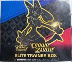 New! Sealed 2023 Pokemon TCG Crown Zenith ETB Elite Trainer Box Sealed W Packs!! - Image 1