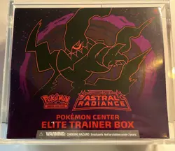New! 2022 ETB Pokemon Center Astral Radiance Elite Trainer Box + Acrylic Case!! - Image 1