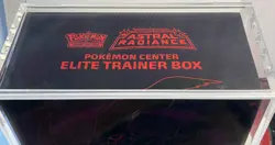 New! 2022 ETB Pokemon Center Astral Radiance Elite Trainer Box + Acrylic Case!! - Image 2