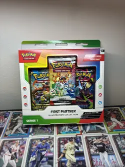 Pokemon TCG First Partner Illustration Collection Series 1 Box SEALED. - Image 1