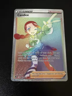 Candice 204/195 Rainbow Rare Silver Tempest Pokemon Near Mint - Image 1