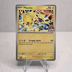 Pikachu 225 Promo World Championship 2025 Stamped Black Star Pokemon English NM - Image 1