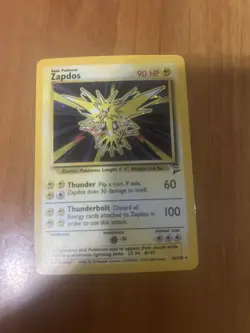 Zapdos 20/130 Pokemon Base Set 2 Holo Rare - Image 1