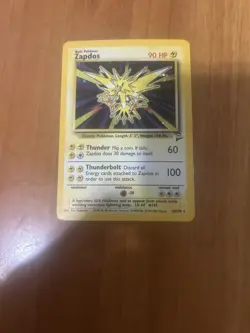 Zapdos 20/130 Pokemon Base Set 2 Holo Rare - Image 3
