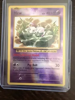 Pokemon Mew Nintendo Promo Holo 040 50 HP Psywave English Trainer's Challenge - Image 1