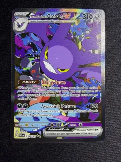 Team Rocket’s Crobat EX 234/182 Special Illustration Rare (SIR) Destined Rivals - Image 1