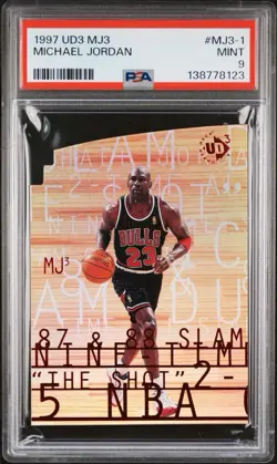 1997 UD3 MJ3 #MJ3-1 MICHAEL JORDAN PSA 9 - Image 1
