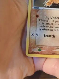 Pokemon Sandshrew Card 82/113 EX Delta Species Stamped Reverse Holo - Image 5