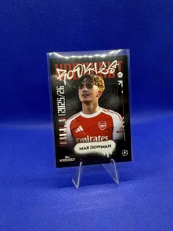 Topps Knockout 2025/26 Max Dowman Base Rookie RC Arsenal FC Mint Condition Card - Image 1