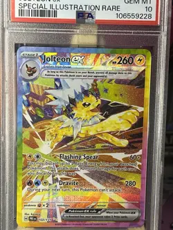 Pokemon Jolteon EX Sir 153/131 Prismatic Evolutions Special Illustration PSA 10 - Image 2