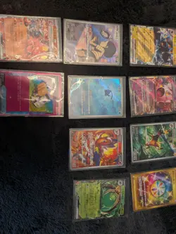 Pokemon TCG Korean Bundle (10 cards Pack Fresh And Sleeed) - Image 1