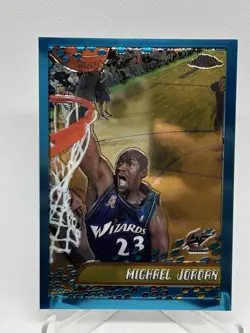 2001-02 Topps Chrome MICHAEL JORDAN Base #95 Washington Wizards MVP HOF - Image 1