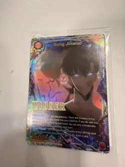 Union Arena Solo Leveling Sung Jinwoo Winner UEPR/SLG-1-019 Sealed - Image 1